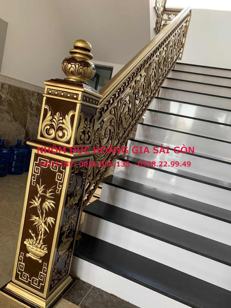 cầu thang nhôm đúc